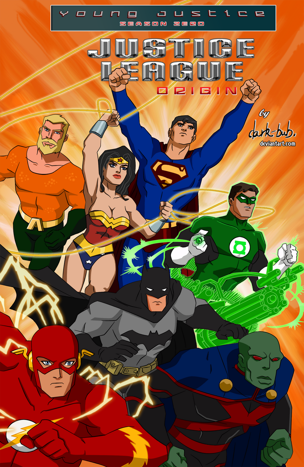Young Justice Art by dark-bub