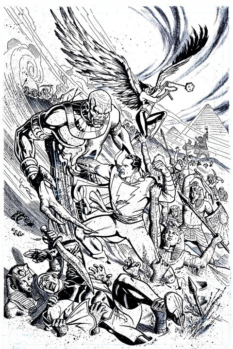 Download Mister Terrific Hawkgirl (DC Comics) Shazam (DC Comics) Comic Justice Society Of America Art