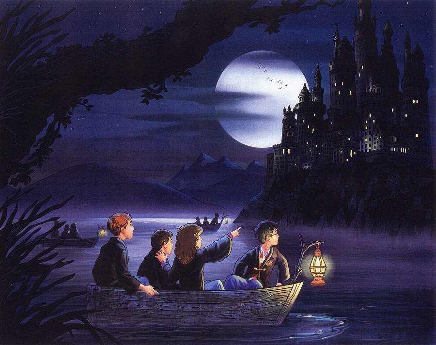 Download Hogwarts Castle Fantasy Harry Potter Art