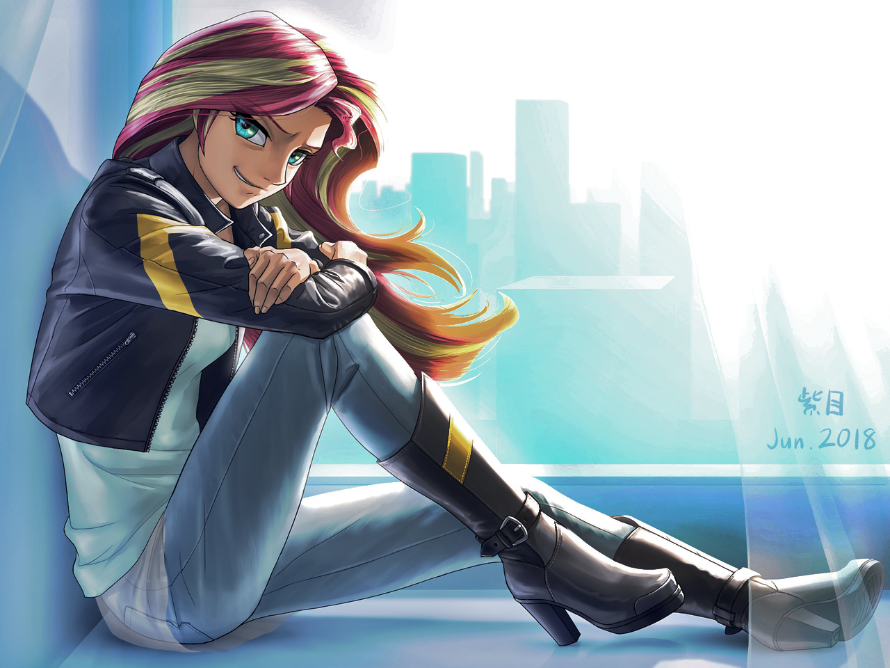 Download Sunset Shimmer Movie My Little Pony: Equestria Girls - Friendship Games Art
