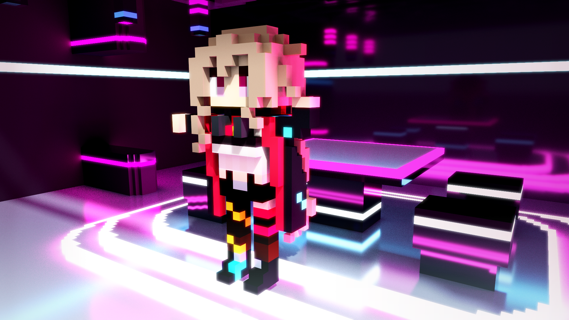 Download Mememe Mokota Anime Virtual Youtuber Art