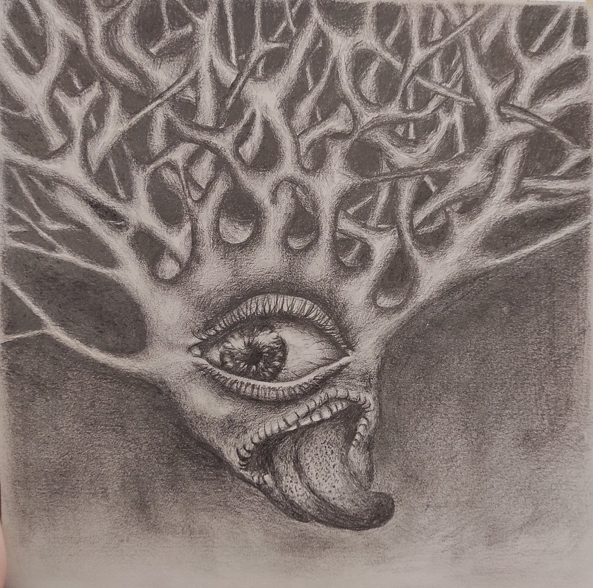 Download Sketch Dark Creature Art by DarkFormat