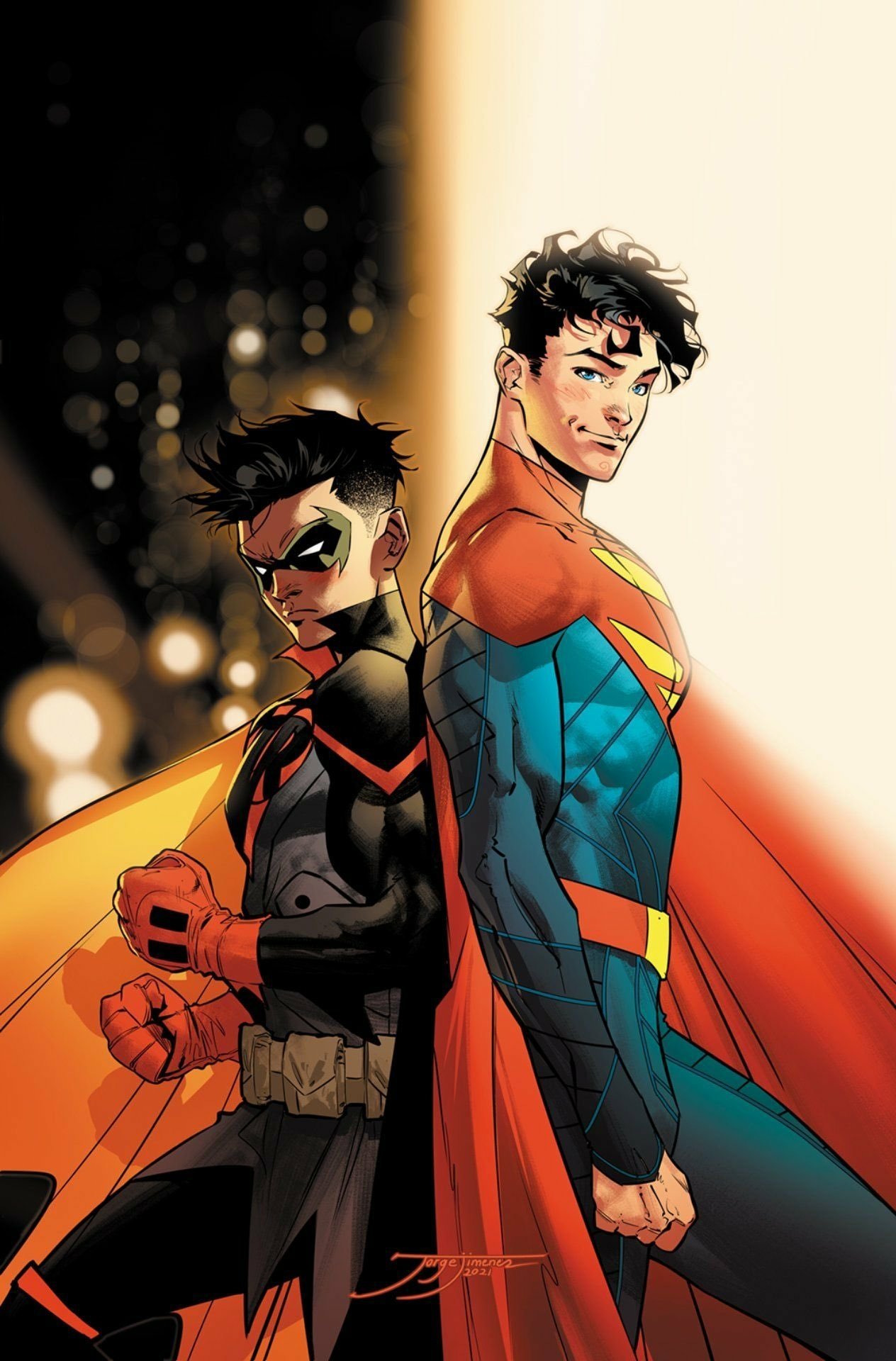 Download DC Comics Superman Jon Kent Damian Wayne Robin (DC Comics) Comic Superman & Robin Special Art