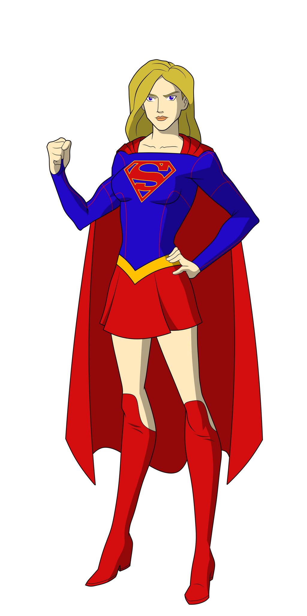 Download Kara Danvers Supergirl TV Show Young Justice Art
