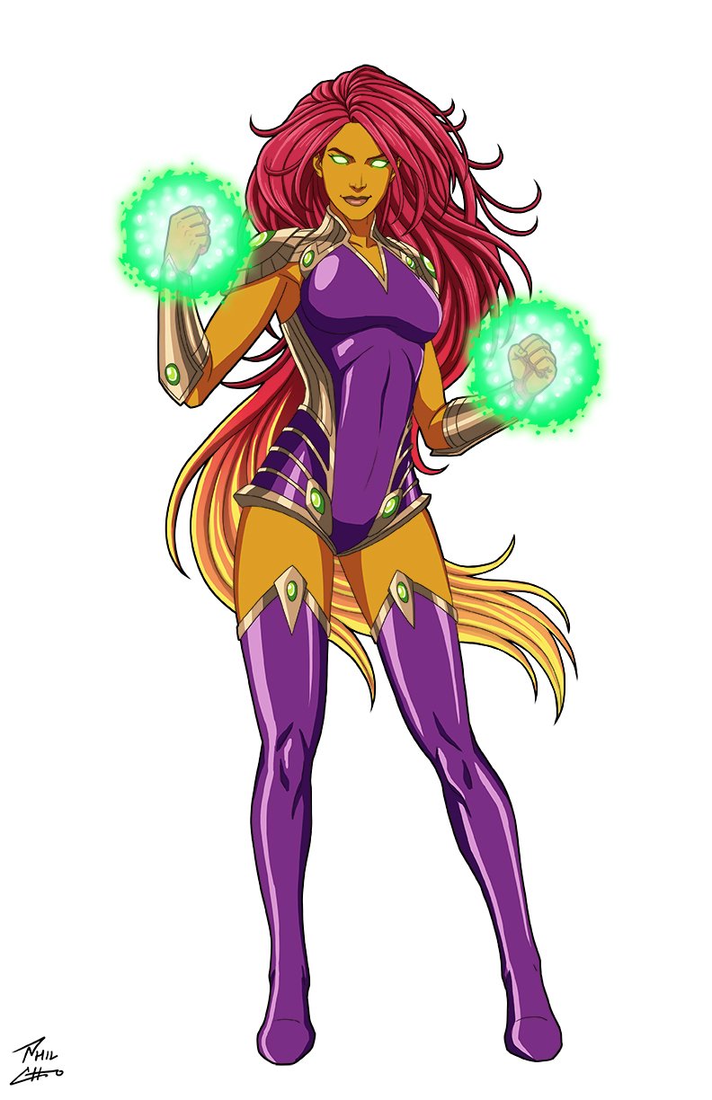 Download Koriand'r Starfire (DC Comics) Comic Art