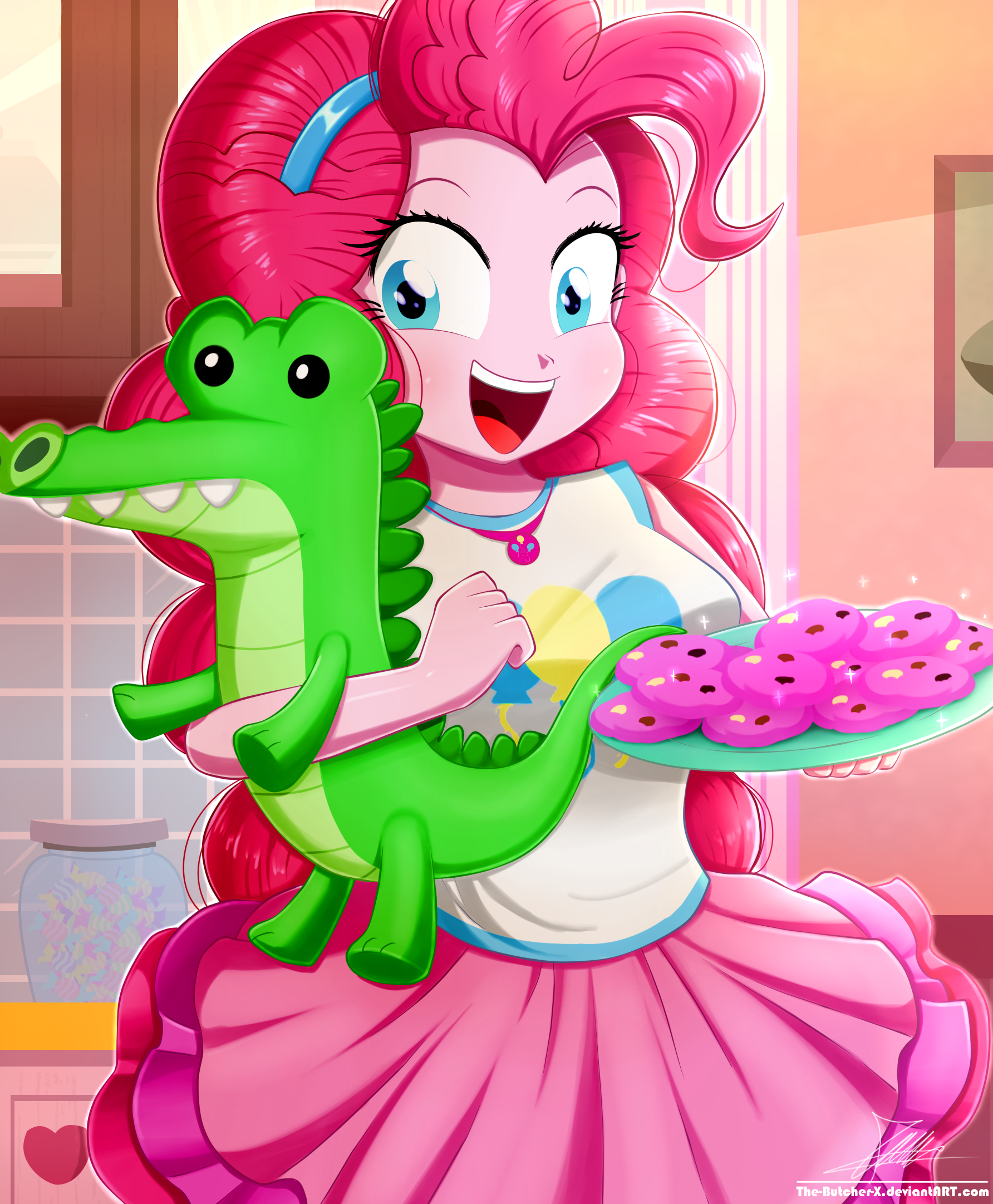 Download Gummy (My Little Pony) Pinkie Pie TV Show My Little Pony: Equestria Girls Art