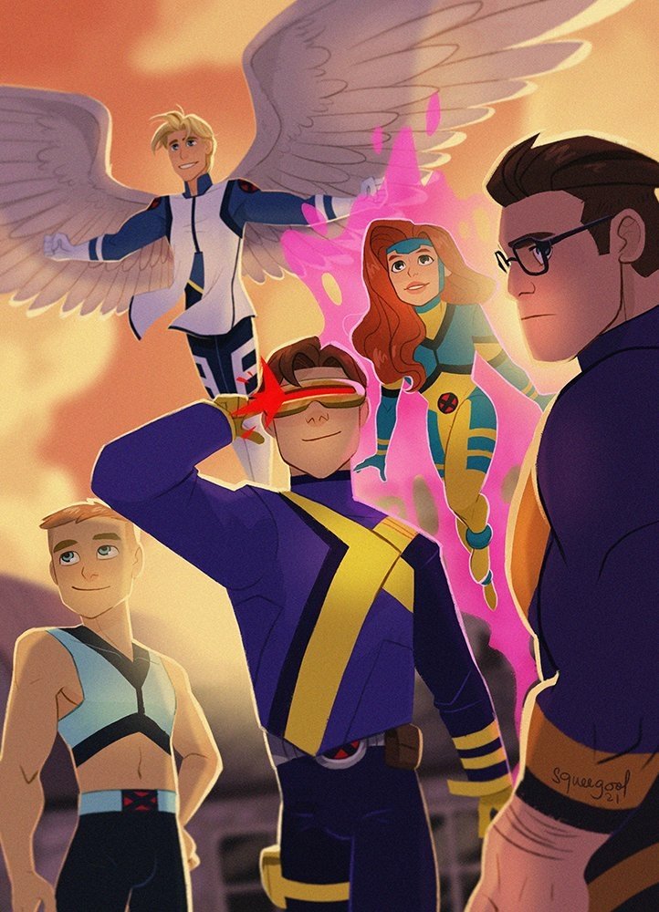 Download Scott Summers Beast (Marvel Comics) Hank McCoy Warren Worthington III Angel (Marvel Comics) Jean Grey Iceman (Marvel Comics) Bobby Drake Cyclops (Marvel Comics) Comic X-Men Art