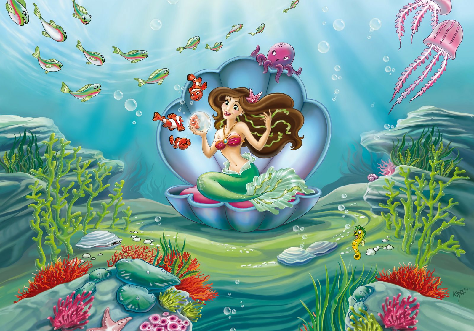 Download Mermaid Movie The Little Mermaid (1989) Art