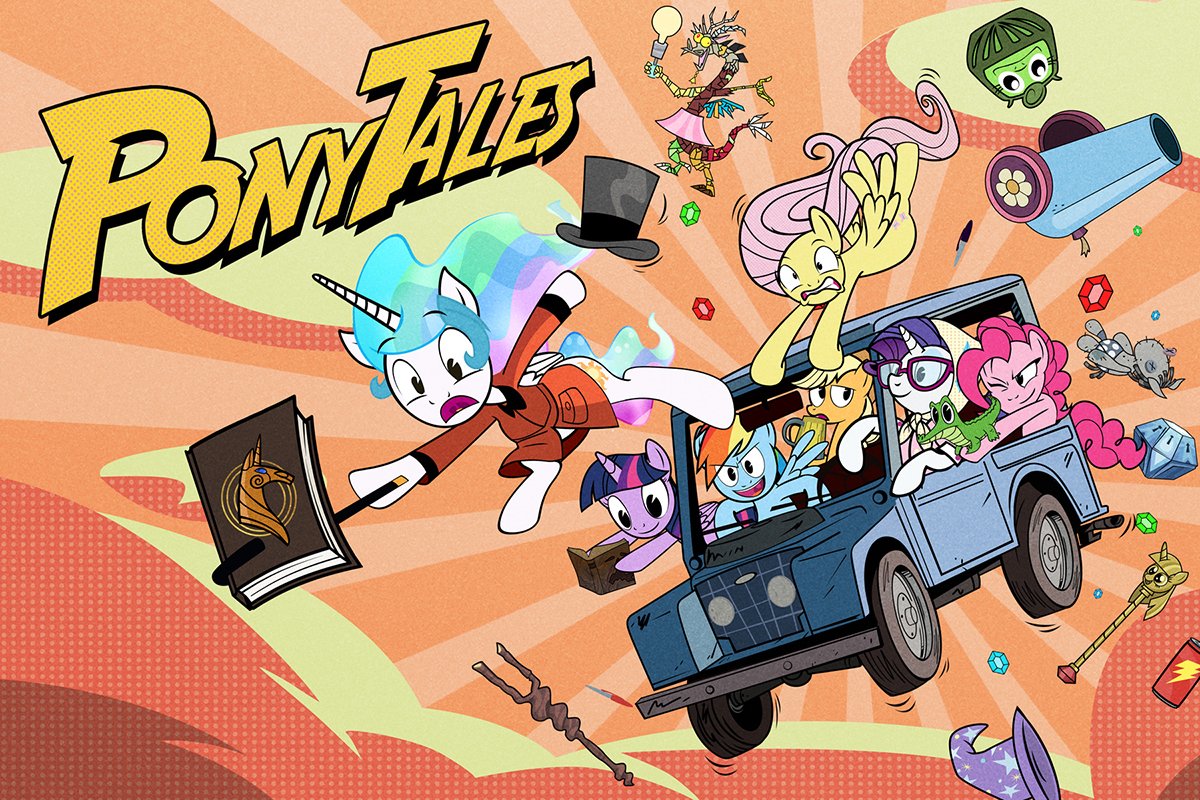 Download My Little Pony: Friendship Is Magic DuckTales Discord (My Little Pony) Gummy (My Little Pony) Fluttershy (My Little Pony) Pinkie Pie Rarity (My Little Pony) Applejack (My Little Pony) Rainbow Dash Twilight Sparkle Princess Celestia TV Show Crossover Art