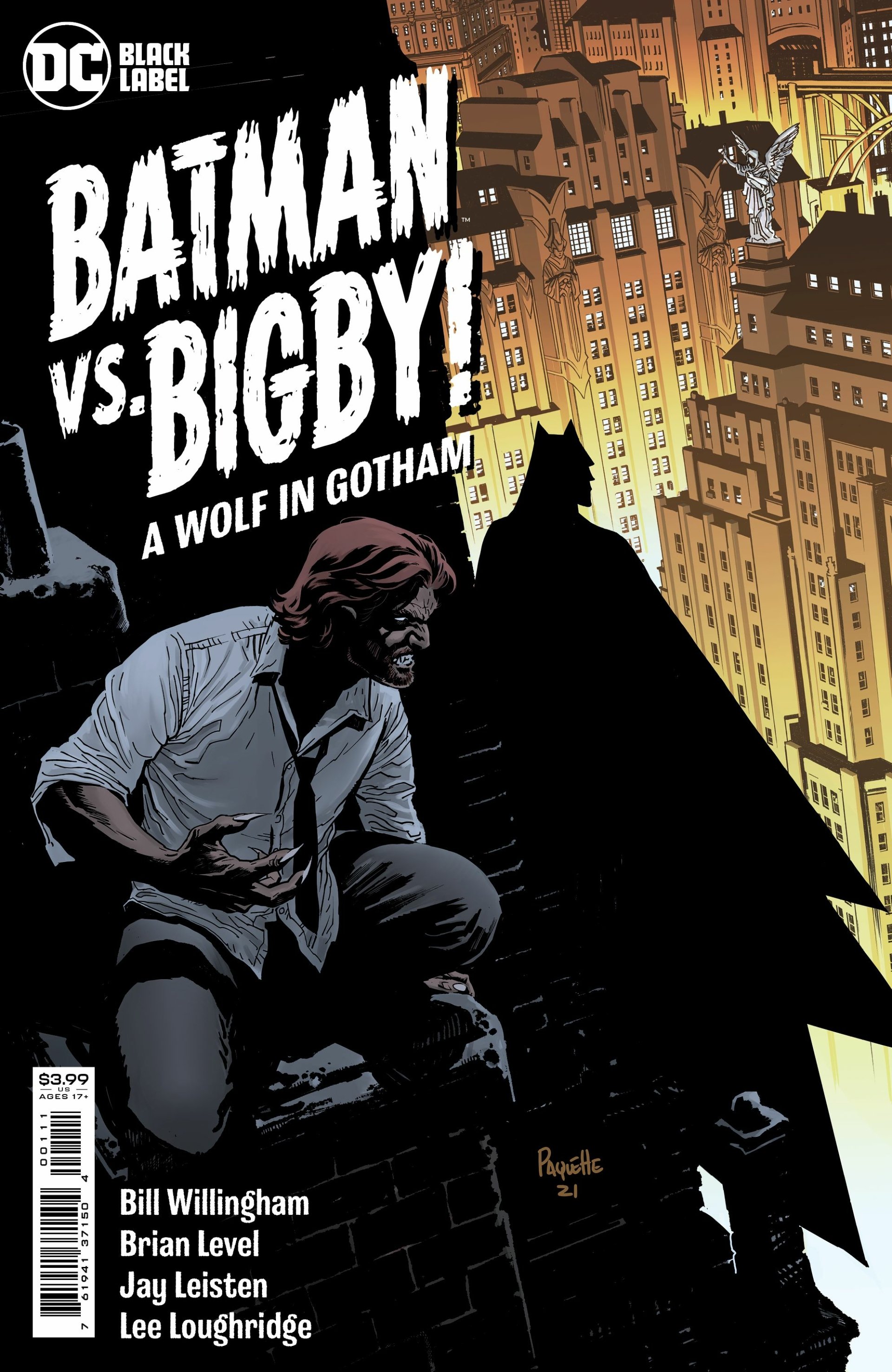 Download DC Comics Batman Bigby Wolf Comic Batman Vs. Bigby! A Wolf In Gotham Art