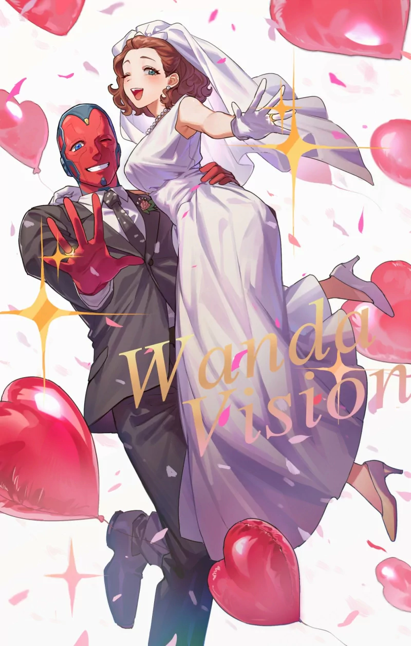 Vision (Marvel Comics) Wanda Maximoff TV Show WandaVision Image
