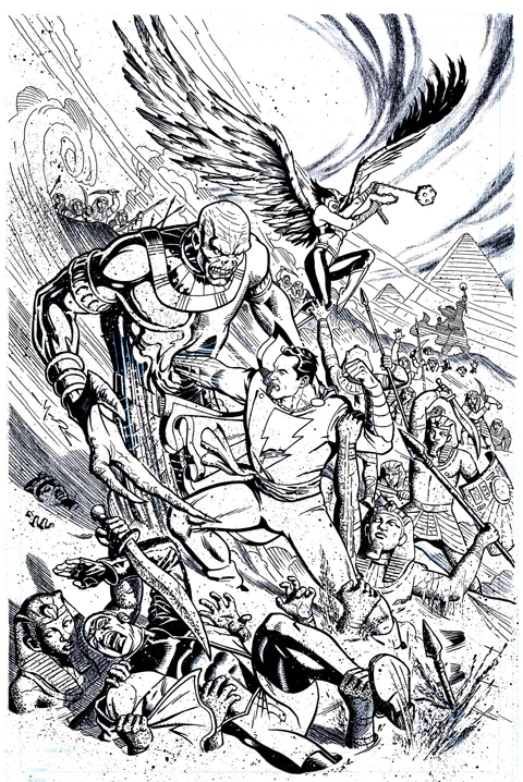 Mister Terrific Hawkgirl (DC Comics) Shazam (DC Comics) Comic Justice Society of America Image