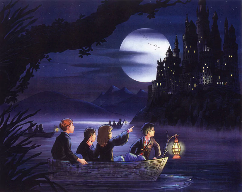 Hogwarts Castle fantasy Harry Potter Image