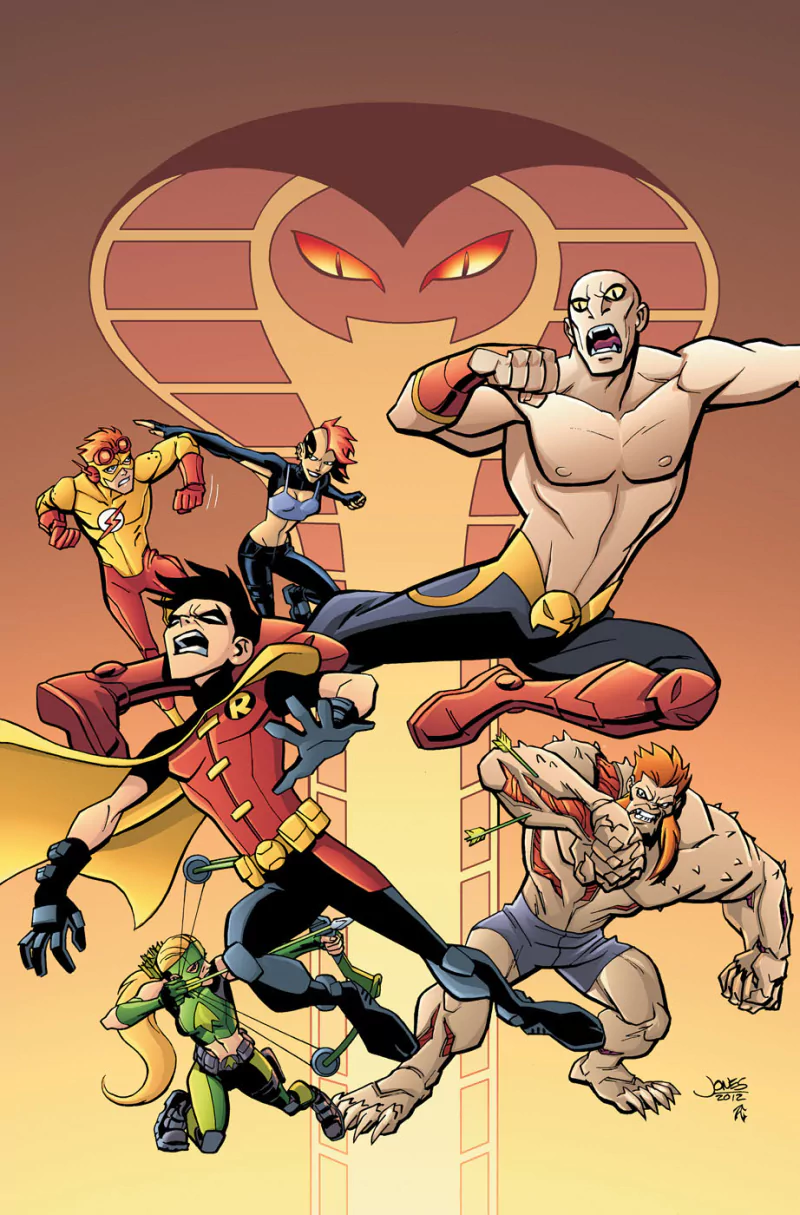 Kid Flash Arrowette (DC Comics) Artemis Crock Dick Grayson Wally West Robin (DC Comics) Comic Young Justice Image