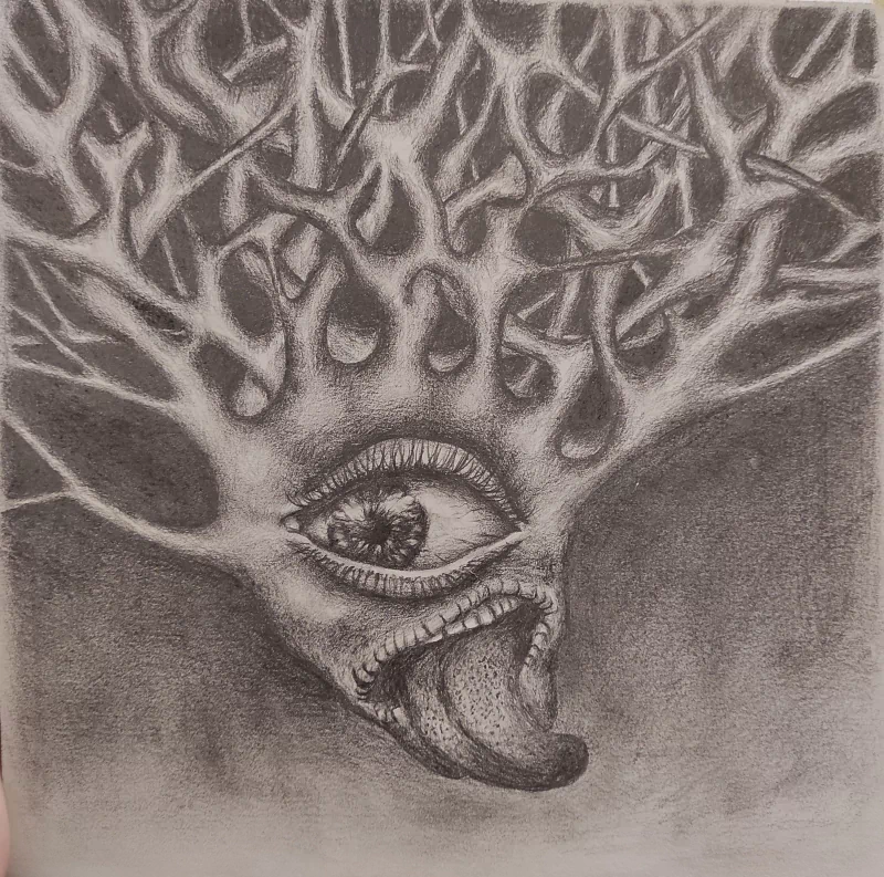 sketch dark creature Image