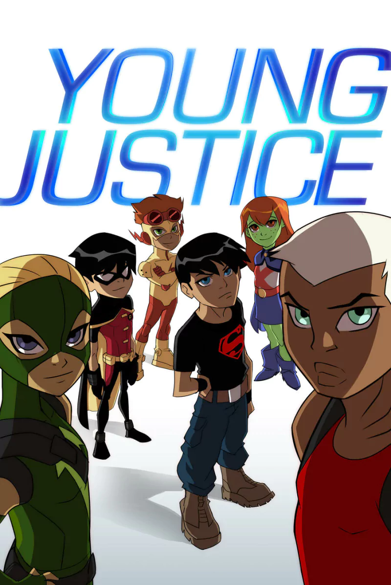 Wally West Kid Flash Kaldur'ahm Aqualad (DC Comics) M'gann M'orzz Miss Martian Arrowette (DC Comics) Artemis Crock Dick Grayson Robin (DC Comics) Conner Kent Superboy TV Show Young Justice Image