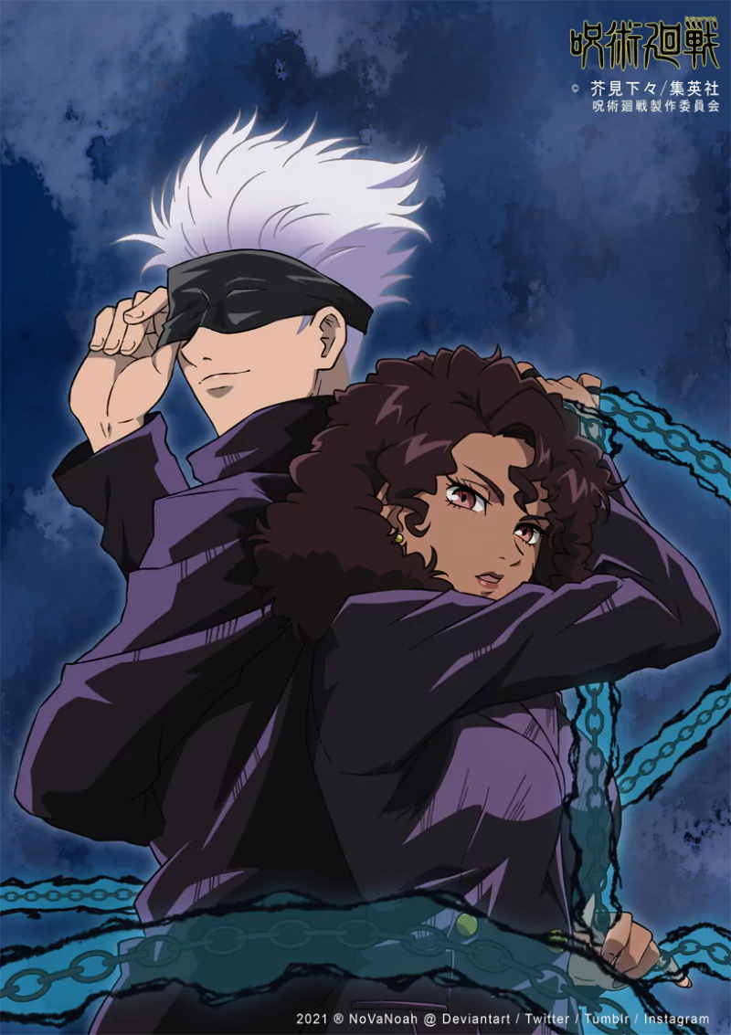 Satoru Gojo Anime Jujutsu Kaisen Image