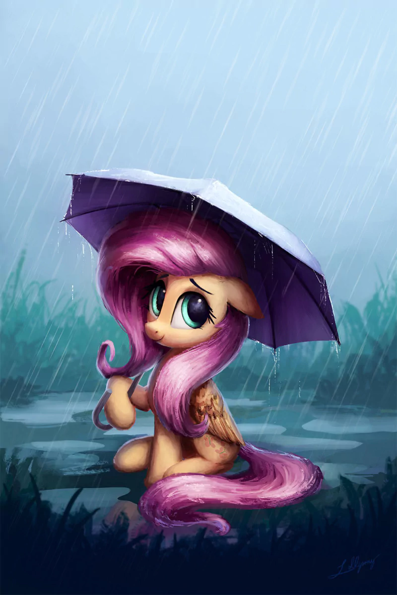 pony rain umbrella Fluttershy (My Little Pony) TV Show My Little Pony: Friendship Is Magic Image