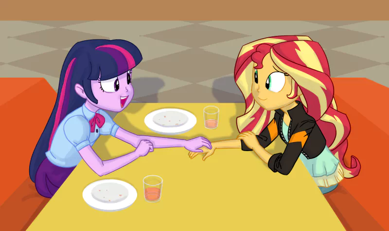 Sunset Shimmer Twilight Sparkle movie My Little Pony: Equestria Girls - Friendship Games Image