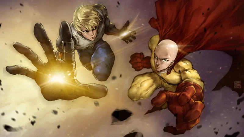 Saitama (One-Punch Man) Genos (One-Punch Man) Anime One-Punch Man Image