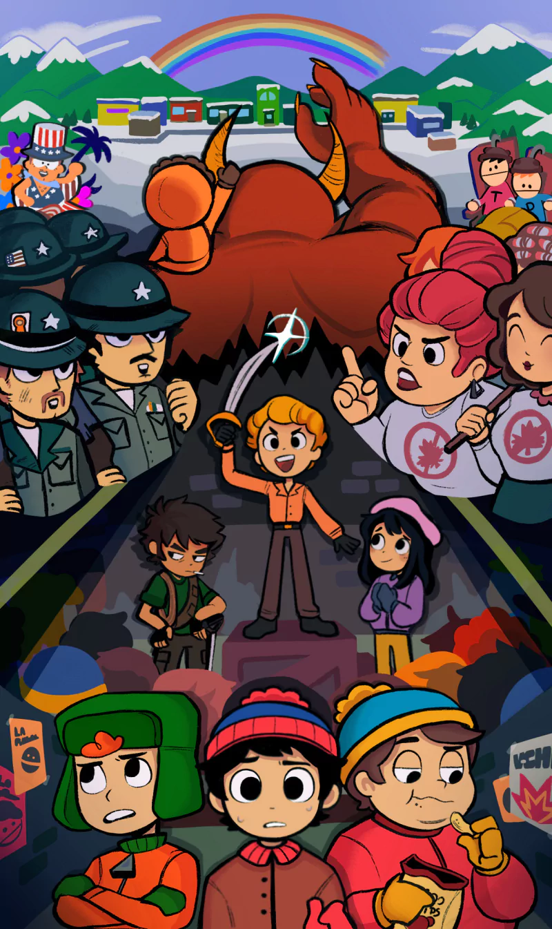 Sheila Broflovski Kenny McCormick Wendy Testaburger Eric Cartman Kyle Broflovski Stan Marsh movie South Park: Bigger, Longer & Uncut Image