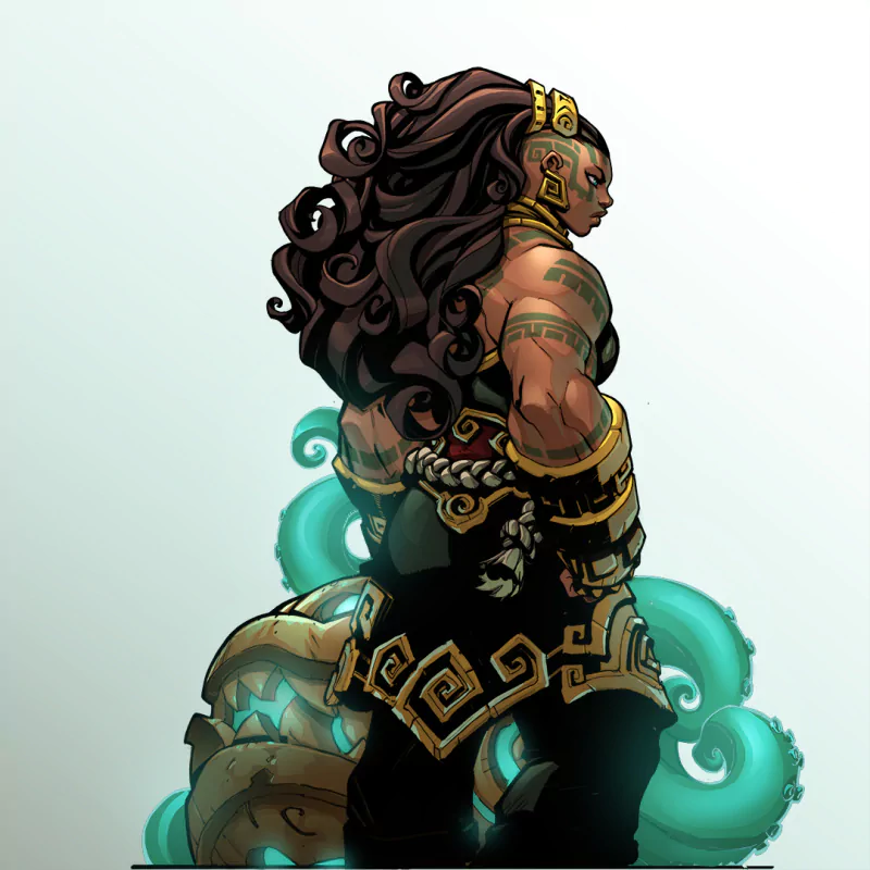 video game Ruined King A League Of Legends Story fantasy character design warrior fantasy warrior Image