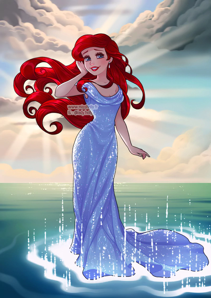 dress red hair Ariel (The Little Mermaid) movie The Little Mermaid (1989) Image