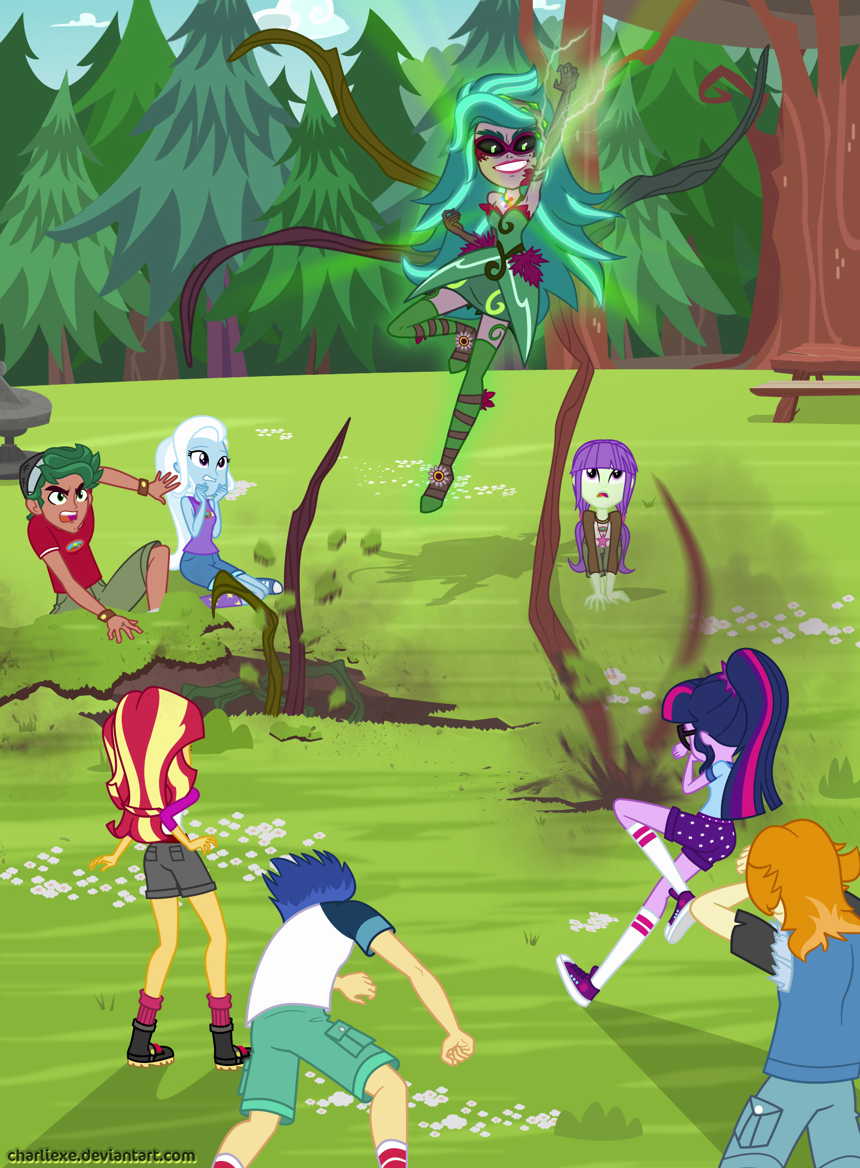 My Little Pony: Equestria Girls - Legend of Everfree Art by charliexe