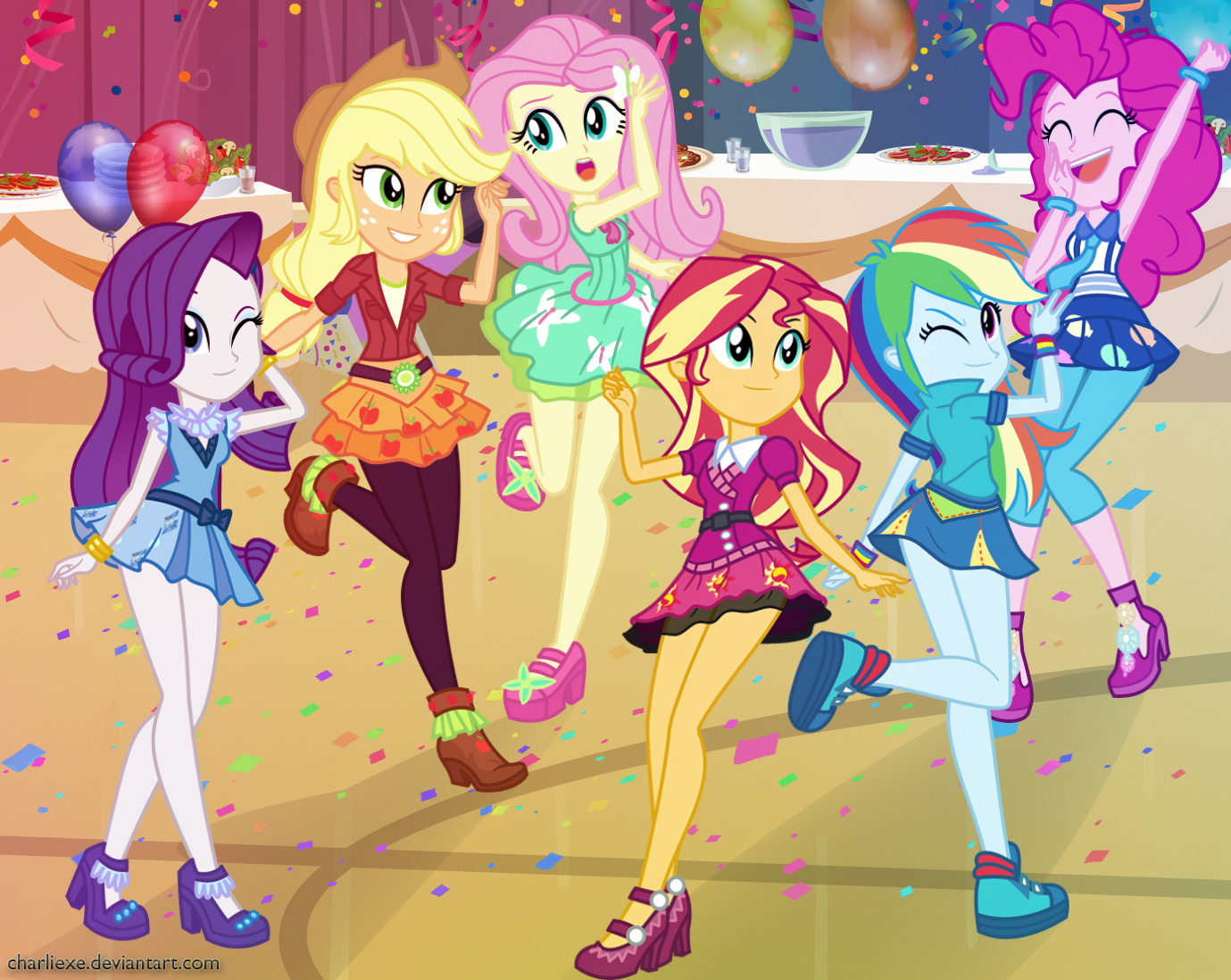 My Little Pony: Equestria Girls - Friendship Games Art by charliexe