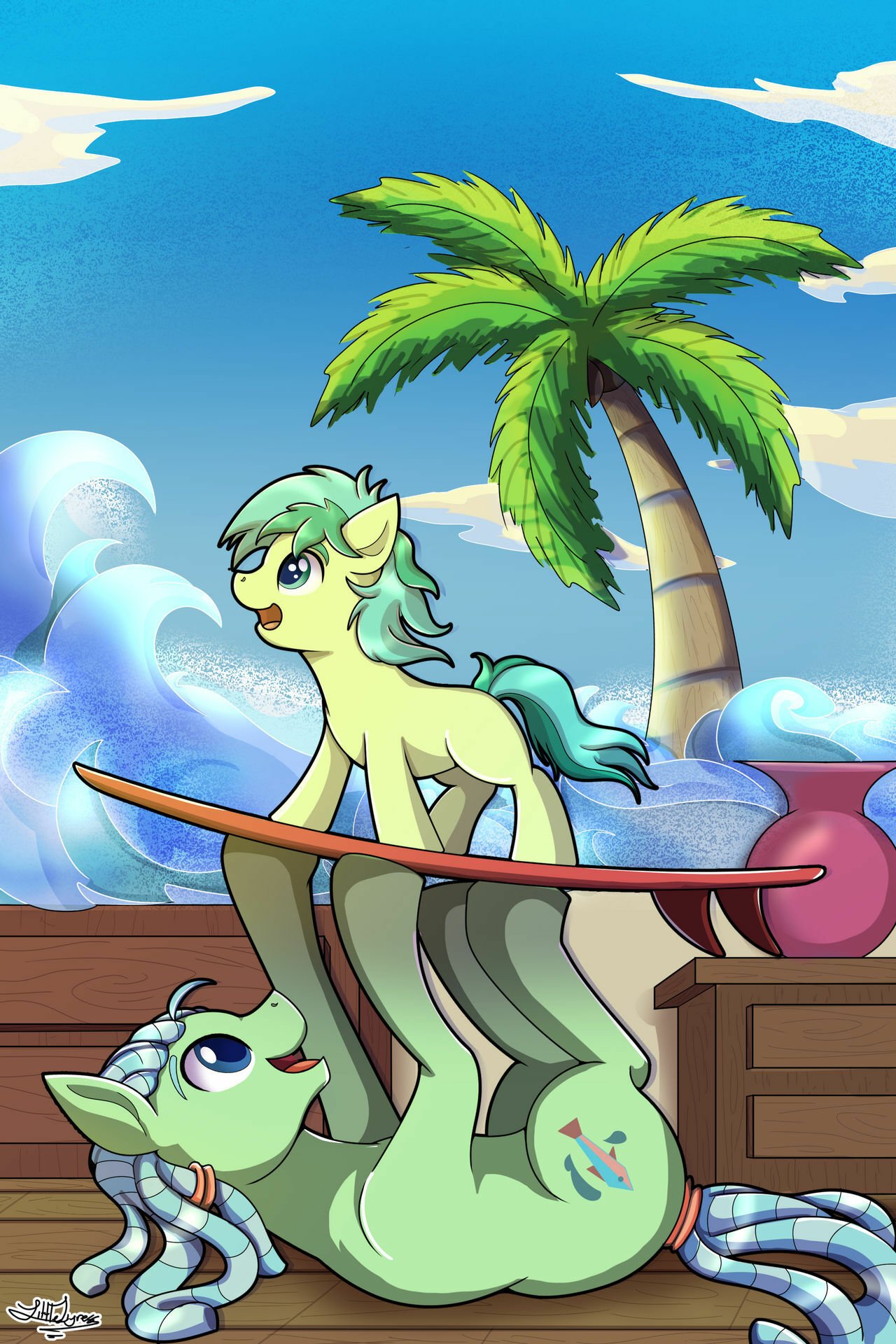 Download Sandbar (My Little Pony) Beachcomber (My Little Pony) TV Show My Little Pony: Friendship Is Magic Art