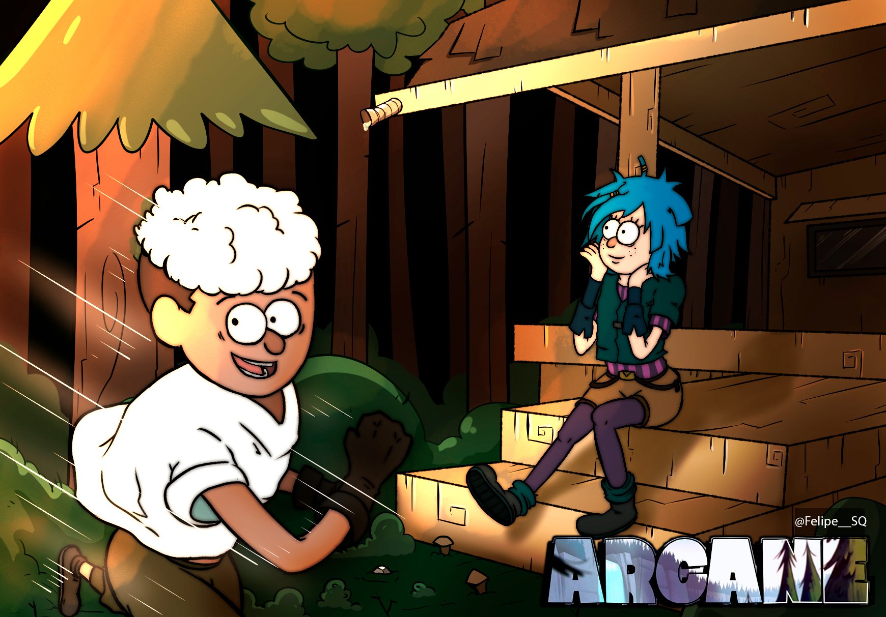 Arcane Gravity Falls by Felipe SQ by Felipe SQ