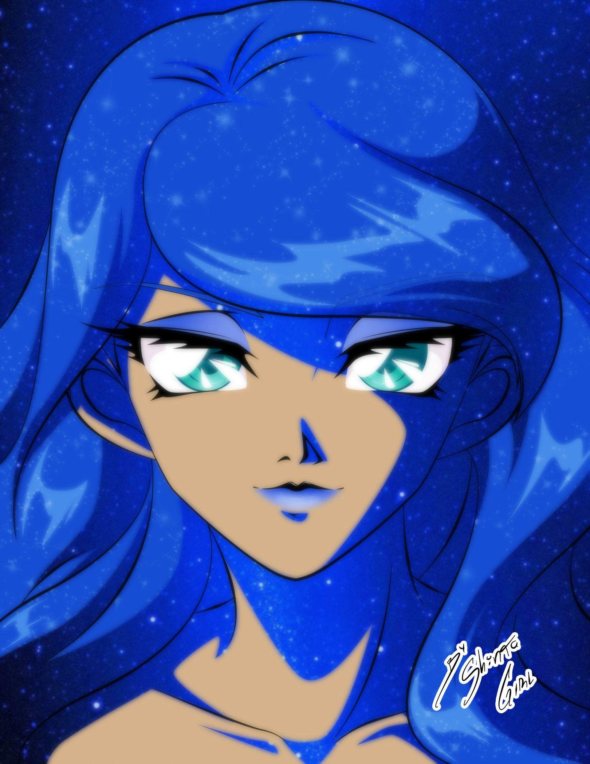 Download Humanized Princess Luna TV Show My Little Pony: Friendship Is Magic Art