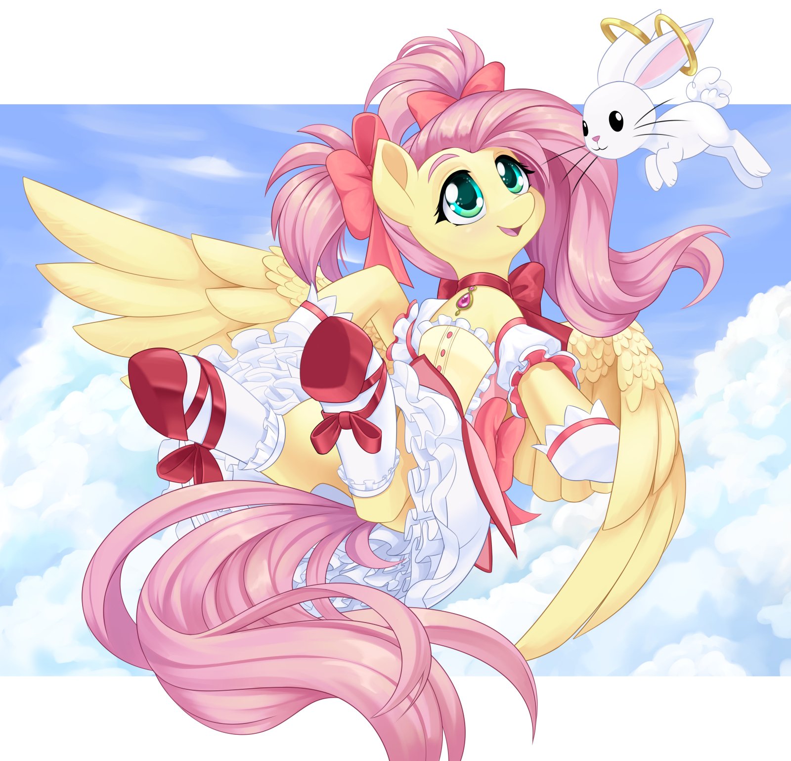 Download Angel Bunny Fluttershy (My Little Pony) TV Show My Little Pony: Friendship Is Magic Art