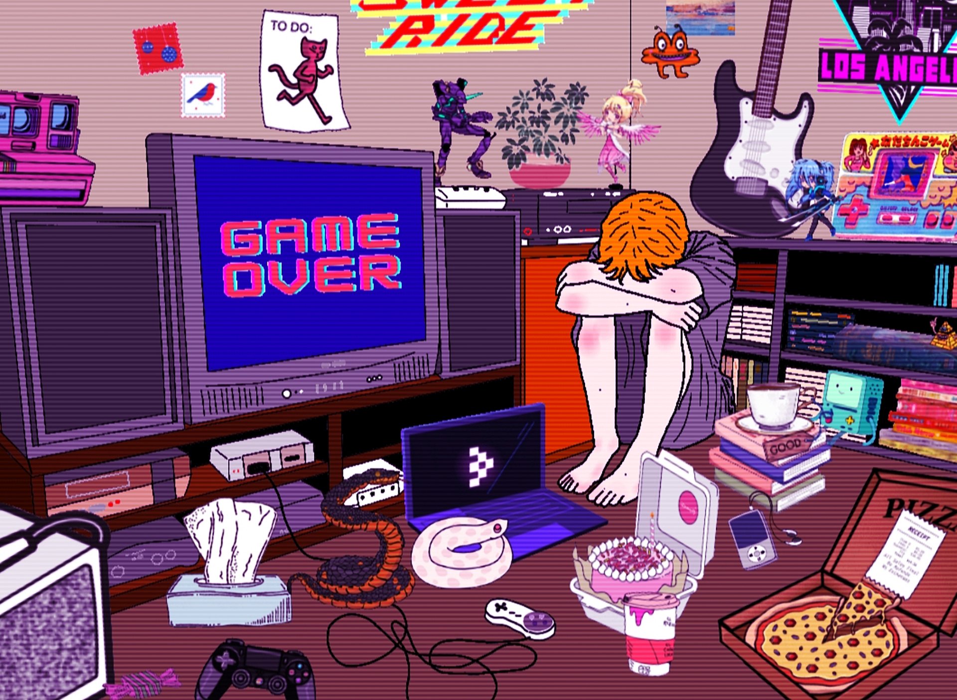 Download Retro Room Artistic Aesthetic Art