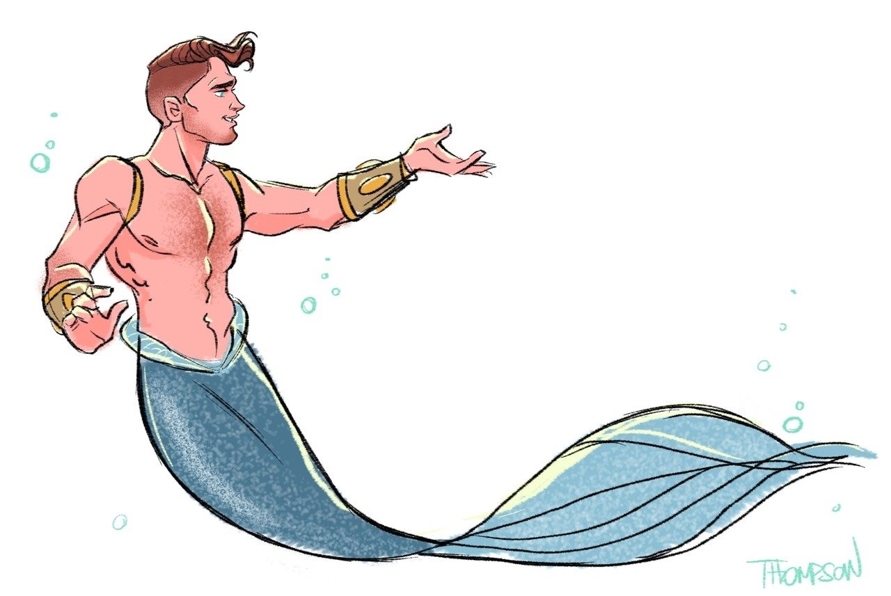 Download Merman Movie The Little Mermaid (1989) Art