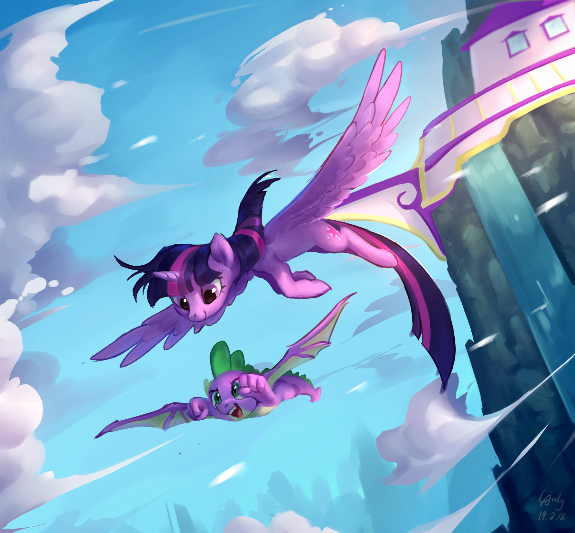 Download Spike (My Little Pony) Twilight Sparkle TV Show My Little Pony: Friendship Is Magic Art