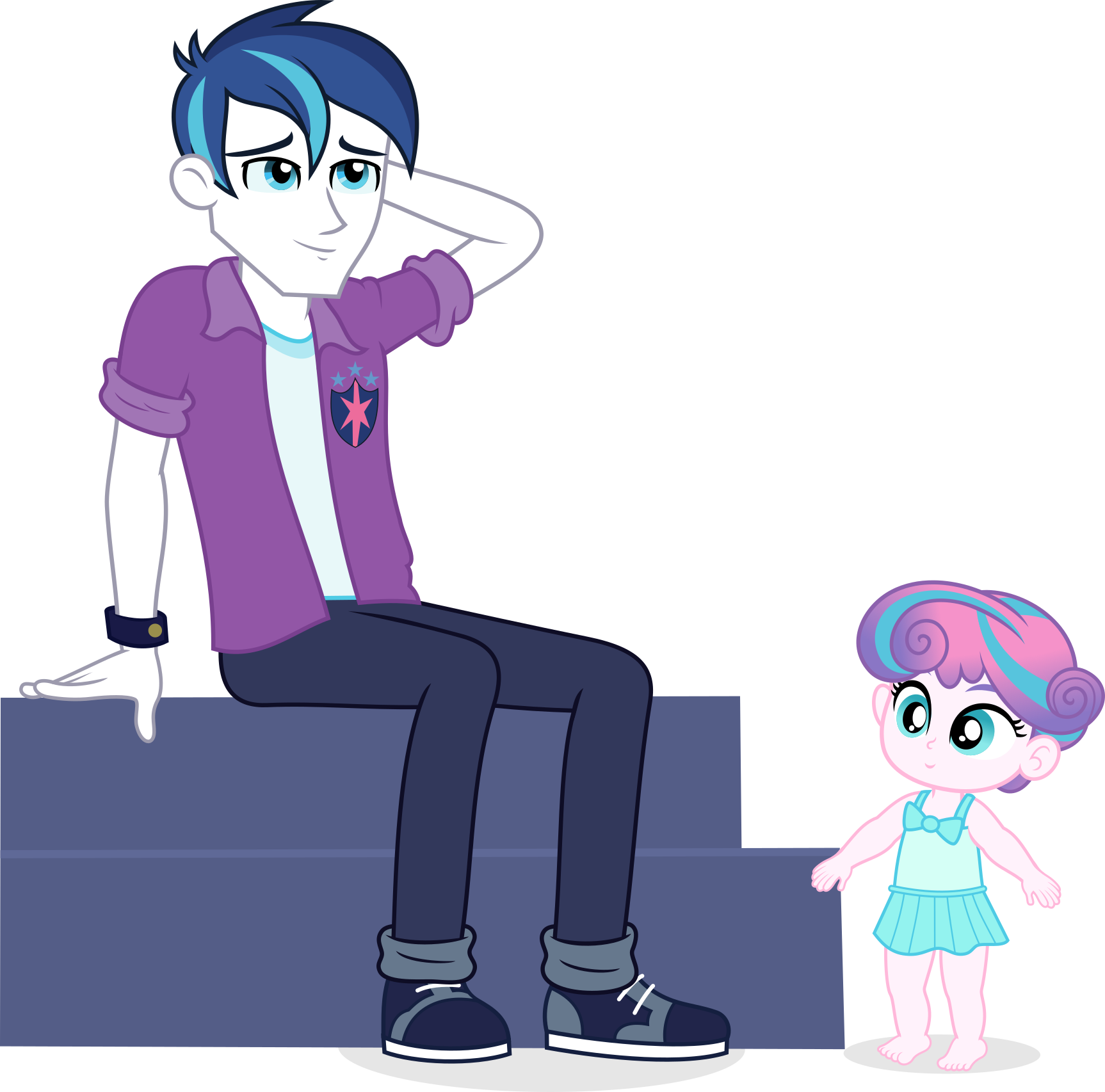 Download Shining Armor Flurry Heart TV Show My Little Pony: Equestria Girls Art