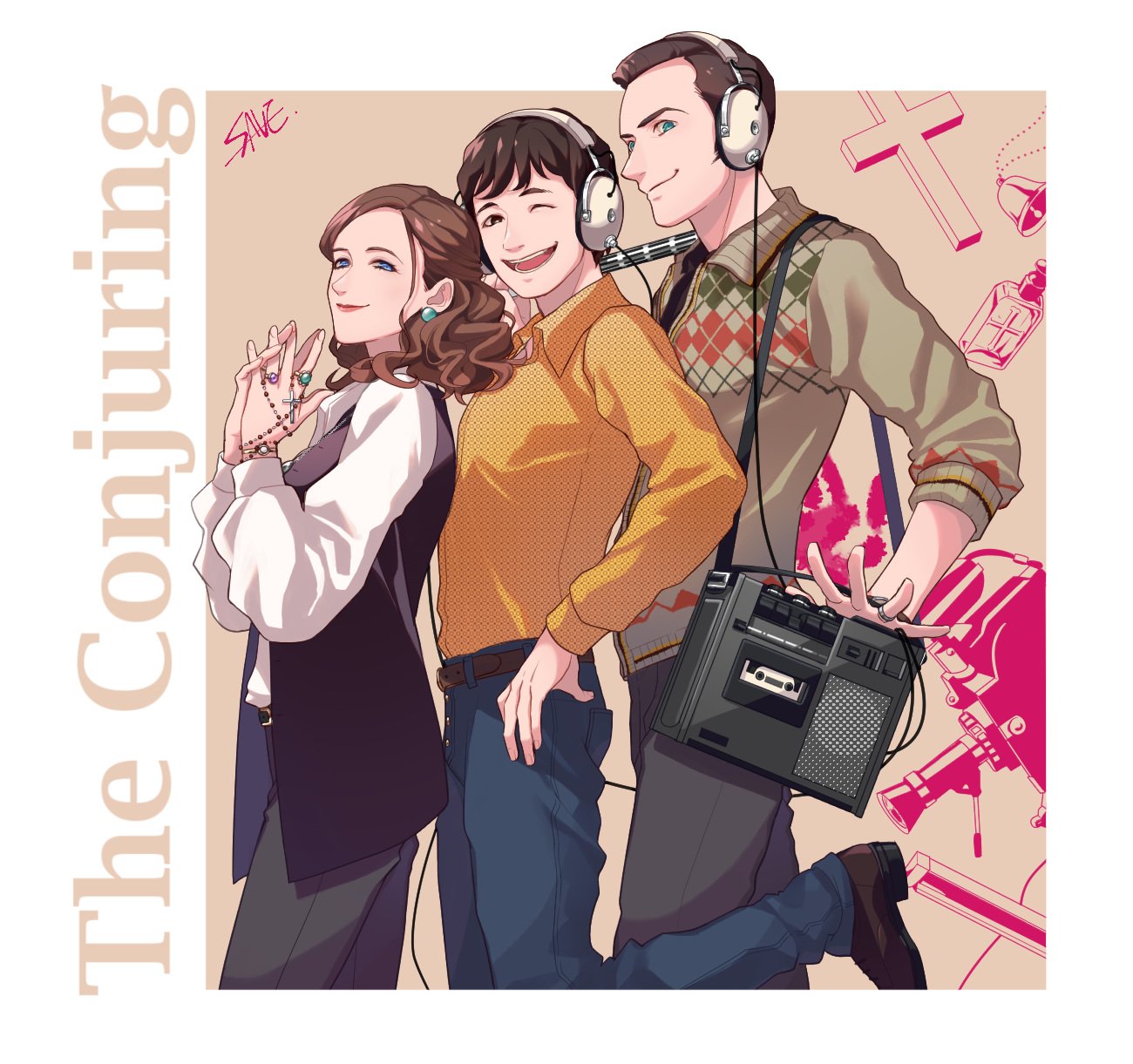 Download Drew Thomas Edward Warren Lorraine Warren Movie The Conjuring Art
