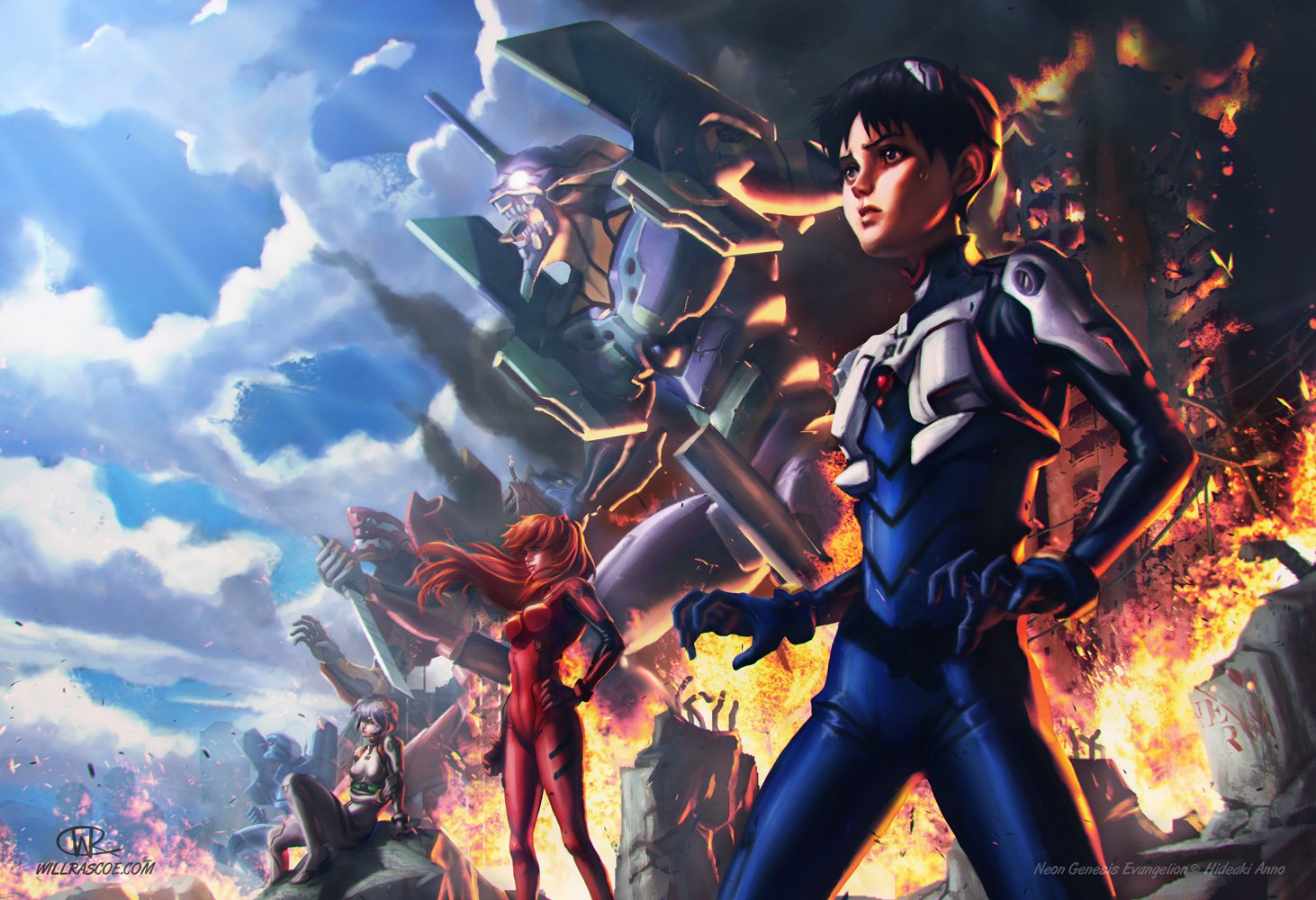 Download Anime Neon Genesis Evangelion Art