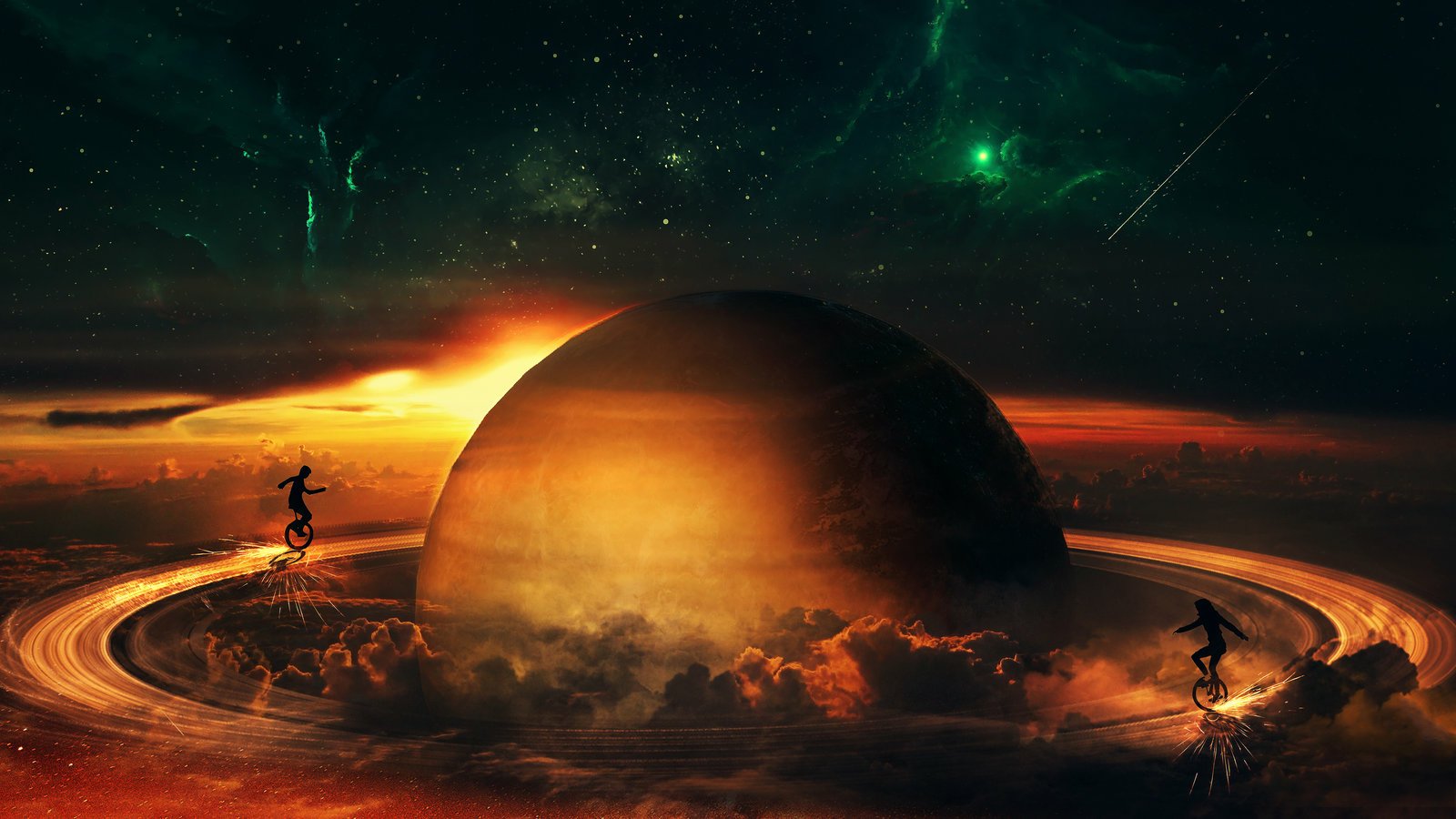 Download Sci Fi Planetary Ring Art
