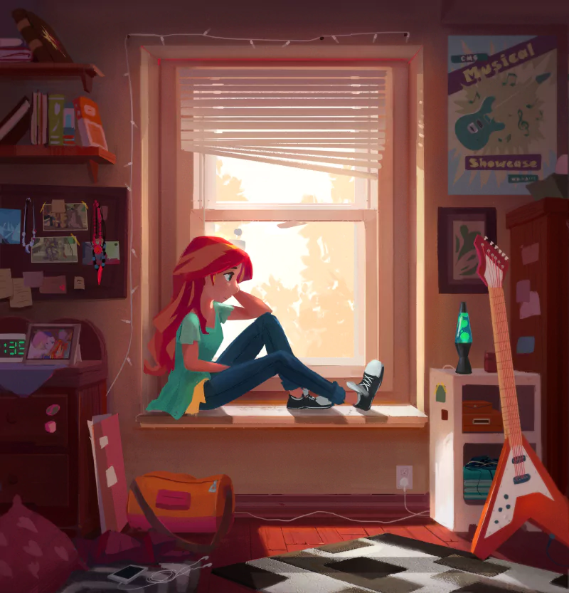 Spike (My Little Pony) Fluttershy (My Little Pony) Rarity (My Little Pony) Sunset Shimmer TV Show My Little Pony: Equestria Girls Image