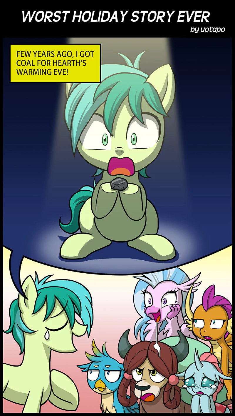 Ocellus (My Little Pony) Silverstream (My Little Pony: Friendship is Magic) Yona (My Little Pony) Smolder (My Little Pony) Gallus (My Little Pony) Sandbar (My Little Pony) TV Show My Little Pony: Friendship Is Magic Image