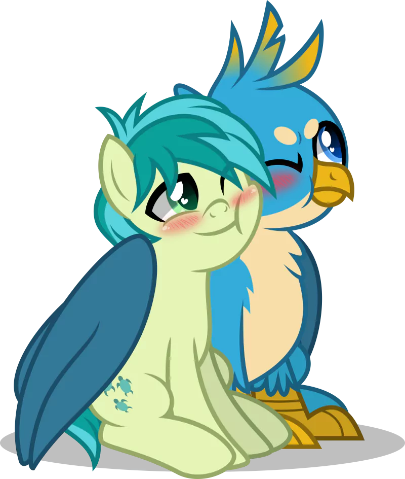 griffin pony blush Gallus (My Little Pony) Sandbar (My Little Pony) TV Show My Little Pony: Friendship Is Magic Image