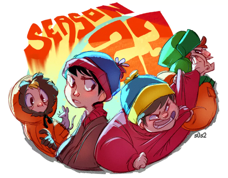 Kenny McCormick Stan Marsh Kyle Broflovski Eric Cartman TV Show South Park Image