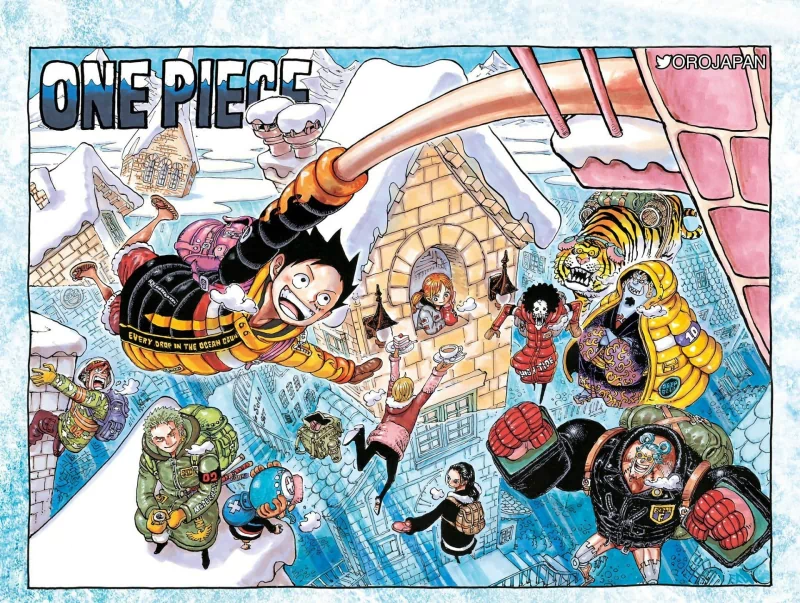  Color Spread 1036 by Eiichiro Oda