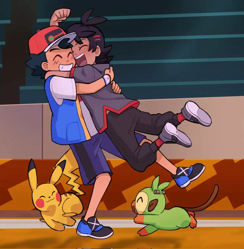 Grookey (Pokémon) Pikachu Goh (Pokémon) Ash Ketchum Anime Pokemon Image