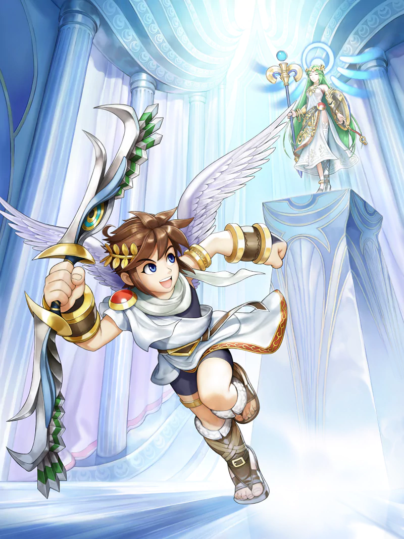 Palutena (Kid Icarus) Pit (Kid Icarus) video game Kid Icarus: Uprising Image