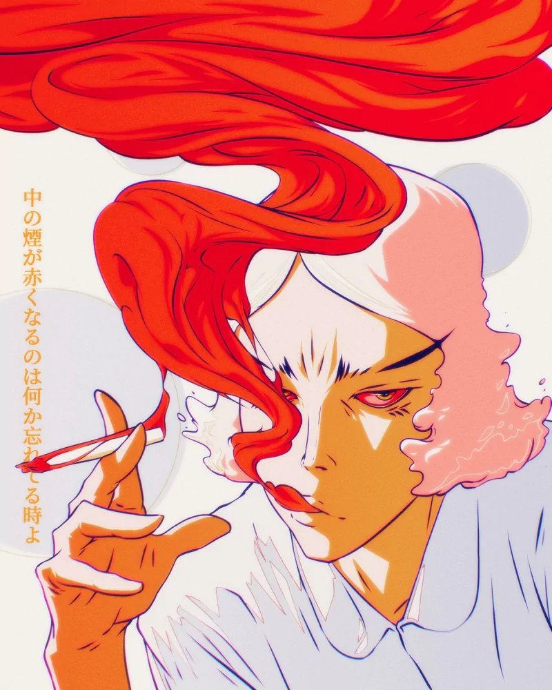  Red smoke