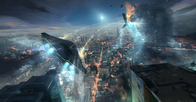  Dog Fight by HeeWann Kim