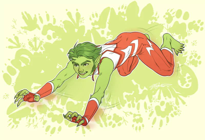 Garfield Logan Comic Beast Boy Image